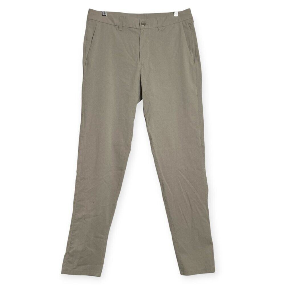 Lululemon Commission Slim Pant Ventlight SIZE 31 Gray Beige Chino